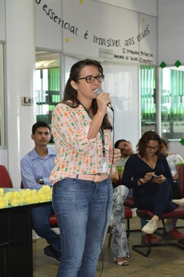 Professora Jacinta, docente do CAM desde 2014