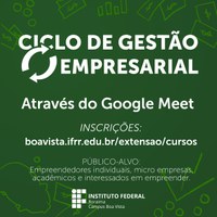 GESTÃO EMPRESARIAL – Ciclo de palestras ocorre até novembro