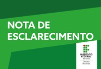 NOTA DE ESCLARECIMENTO