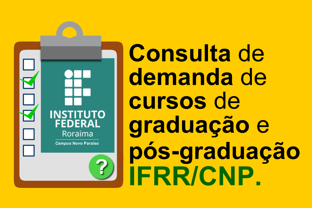 Campus Novo Paraíso realiza consulta pública on-line sobre cursos superiores de interesse da comunidade