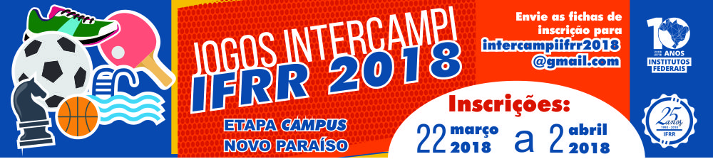 banner jogos intercampi 2018 etapa cnp