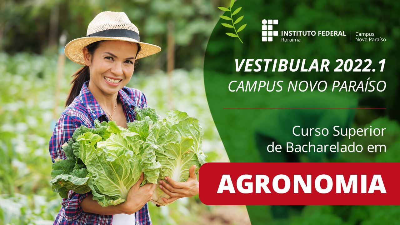 NOVO PARAÍSO – Inscrições para vestibular de Agronomia são prorrogadas até 8 de junho