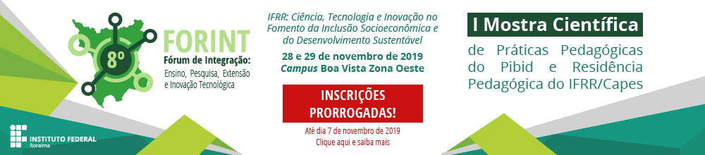 Banner forint2019 Inscrições Prorrogadas