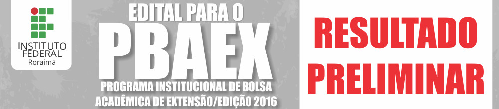 PBAEX - 2016 - Preliminar