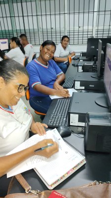 Uma das intervenções realizadas foi  no Centro Estadual de Educação Profissional em Saúde do Leste Baiano