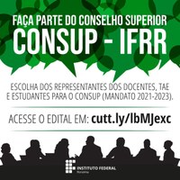 Lançado edital para escolha de representantes do Conselho Superior