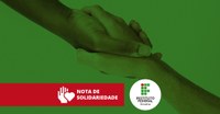 NOTA DE SOLIDARIEDADE 