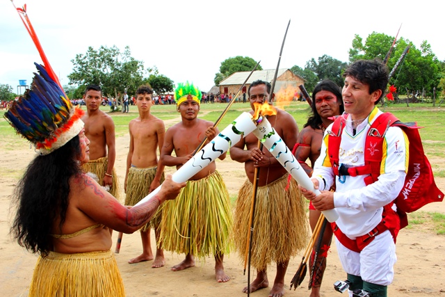 Revezamento da Tocha Olímpica em Roraima